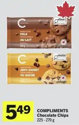 IGA Compliments chocolate chips offer
