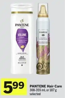 IGA Pantene hair care offer