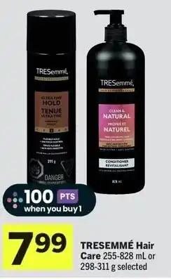 IGA Tresemmé hair care offer