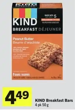 IGA Kind breakfast bars offer