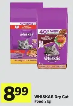 IGA Whiskas dry cat food offer