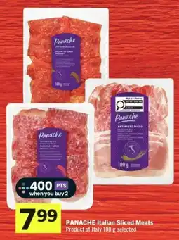 IGA Panache italian sliced meats offer