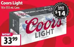 Co-op Coors Light offer