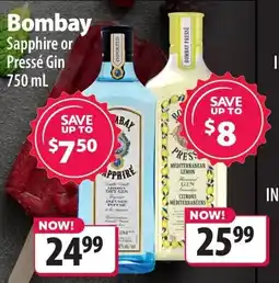 Co-op Bombay Sapphire or Pressé Gin offer