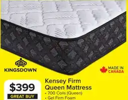 Leon's Kingsdown - Kensey Firm Queen Mattress offer