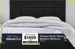 Leon's Tempur-Pedic React 2.0 Medium Twin Mattress 10 inches offer