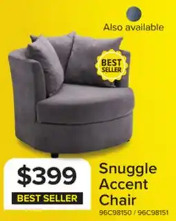 Leon's Snuggle Accent Chair - Grey offer