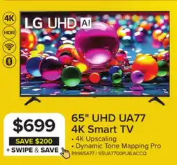 Leon's LG 65 4K Smart UHD TV - 65UA7700PUB offer