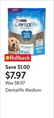 Walmart Dentalife Medium offer
