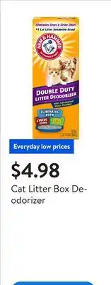 Walmart Cat Litter Box Deodorizer offer