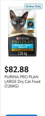 Walmart PURINA PRO PLAN LARGE Dry Cat Food (7.26KG) offer