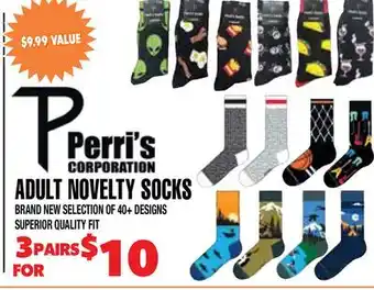 Len's Mill Stores ADULT NOVELTY SOCKS offer