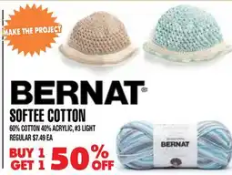 Len's Mill Stores BERNAT SOFTEE COTTON offer