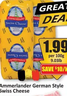Starsky Ammerlander German Style Swiss Cheese offer