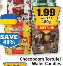 Starsky Chocoboom Tortufel Wafer Candies offer