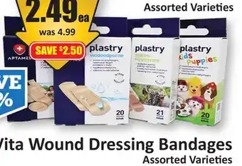 Starsky Dr. Vita Wound Dressing Bandages offer