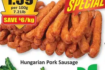 Starsky Hungarian Pork Sausage offer