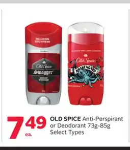 Rexall OLD SPICE Anti-Perspirant or Deodorant offer