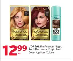 Rexall L'ORÉAL Preference, Magic Root Rescue or Magic Root Cover Up Hair Colour offer