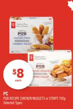 Shoppers Drug Mart PC PUB RECIPE CHICKEN NUGGETS or STRIPS offer