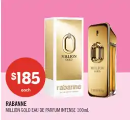Shoppers Drug Mart RABANNE MILLION GOLD EAU DE PARFUM INTENSE offer