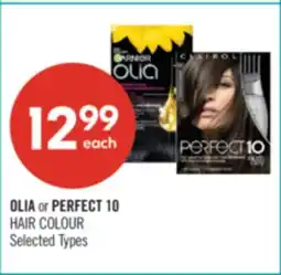 Shoppers Drug Mart OLIA or PERFECT 10 HAIR COLOUR offer