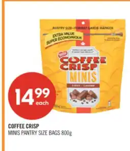 Shoppers Drug Mart COFFEE CRISP MINIS PANTRY SIZE BAGS offer