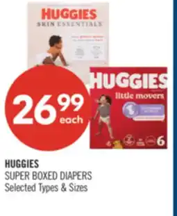 Shoppers Drug Mart HUGGIES SUPER BOXED DIAPERS offer