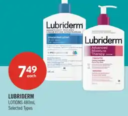 Shoppers Drug Mart LUBRIDERM LOTIONS offer