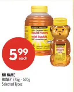 Shoppers Drug Mart NO NAME HONEY 375g - 500g offer