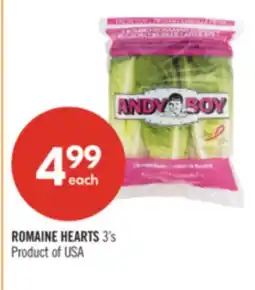 Shoppers Drug Mart ROMAINE HEARTS offer
