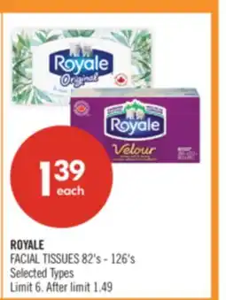 Shoppers Drug Mart ROYALE FACIAL TISSUES offer