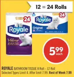 Shoppers Drug Mart ROYALE BATHROOM TISSUE offer