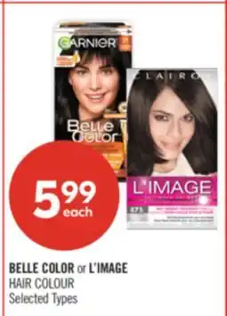 Shoppers Drug Mart BELLE COLOR or L'IMAGE HAIR COLOUR offer