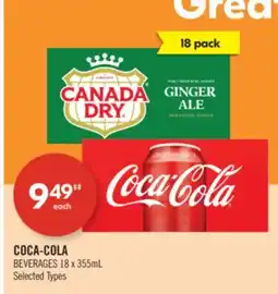 Shoppers Drug Mart COCA-COLA BEVERAGES 18 x 355mL offer