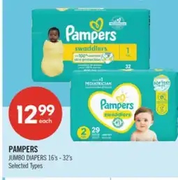 Shoppers Drug Mart PAMPERS JUMBO DIAPERS offer