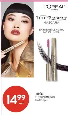 Shoppers Drug Mart L'ORÉAL TELESCOPIC MASCARA offer