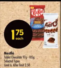 Shoppers Drug Mart Nestlé Tablet Chocolate offer