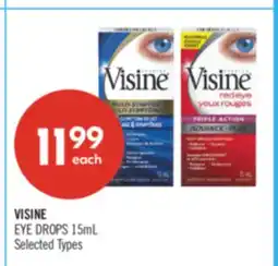 Shoppers Drug Mart VISINE EYE DROPS offer
