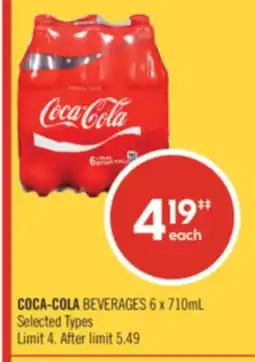 Shoppers Drug Mart COCA-COLA BEVERAGES offer