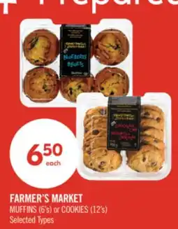 Shoppers Drug Mart FARMER'S MARKET MUFFINS (6's) or COOKIES (12's) offer