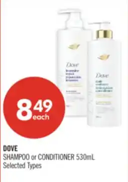 Shoppers Drug Mart DOVE SHAMPOO or CONDITIONER offer