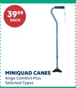 Wellwise by Shoppers Airgo Comfort-Plus MINIQUAD CANES offer