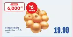 Wholesale Club Yellow Onions offer