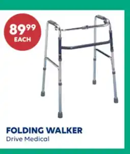 Wellwise by Shoppers Drive Medical FOLDING WALKER offer