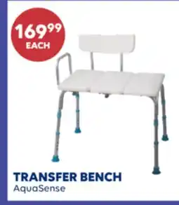 Wellwise by Shoppers AquaSense TRANSFER BENCH offer