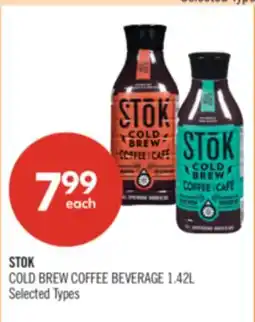 Shoppers Drug Mart STOK COLD BREW COFFEE BEVERAGE offer