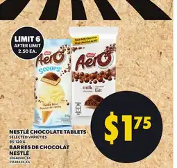 Independent City Market NESTLÉ CHOCOLATE TABLETS, 95-120 G offer