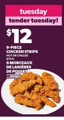 Independent City Market 9-PIECE CHICKEN STRIPS, 870 G offer