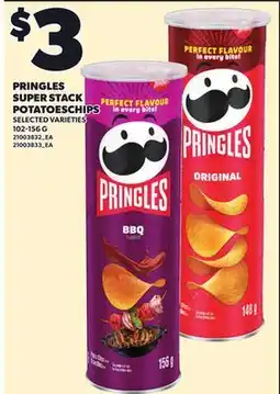 Independent City Market PRINGLES SUPER STACK POTATOES CHIPS, 102-156G offer